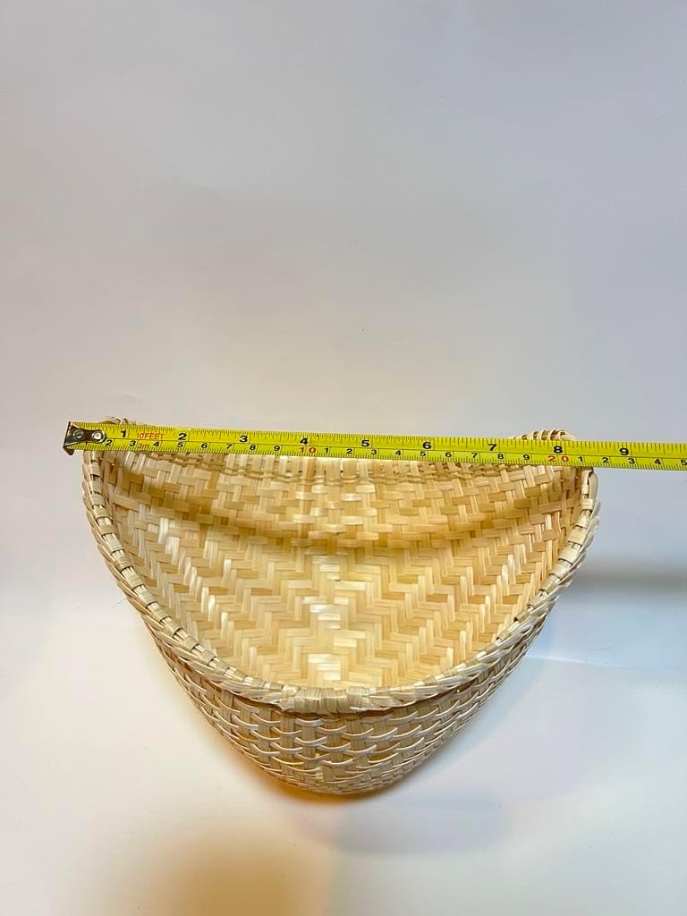 Traditional Sticky Rice Steamer Set with Bamboo Basket, Bamboo lid, and Steel Pot, Travel Size