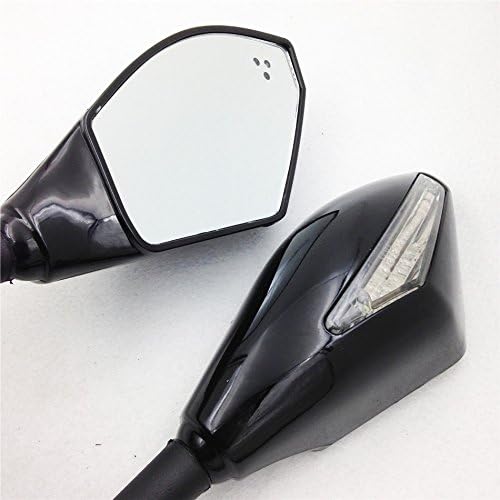 Miniatura 6 de XKH - Reemplazo de la motocicleta azul LED espejo de señal de giro integrado para Triumph Daytona 600 650 Tt600 nuevo nuevo