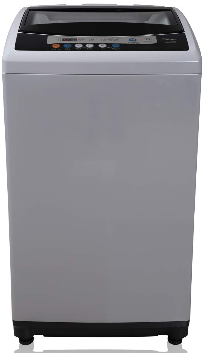 Midea 7 kg Fully-Automatic Top Loading Washing Machine (MWMTL070MWO, Grey)