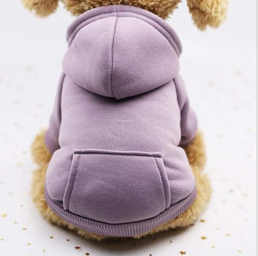 Manteau chaud violet Idepet protégeant les petits chiens du froid d'automne