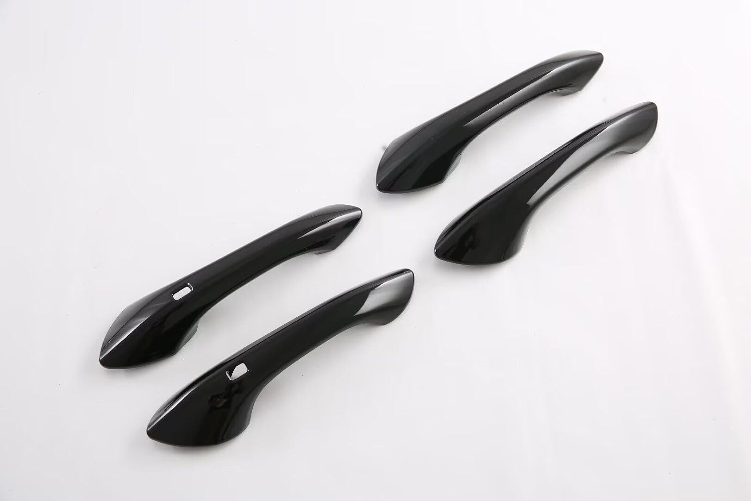 Car Side Door Handle Covers Trim, for Chevy Trax 2024 2025, Carbon Fiber Black Set Exterior Accessories (Black)