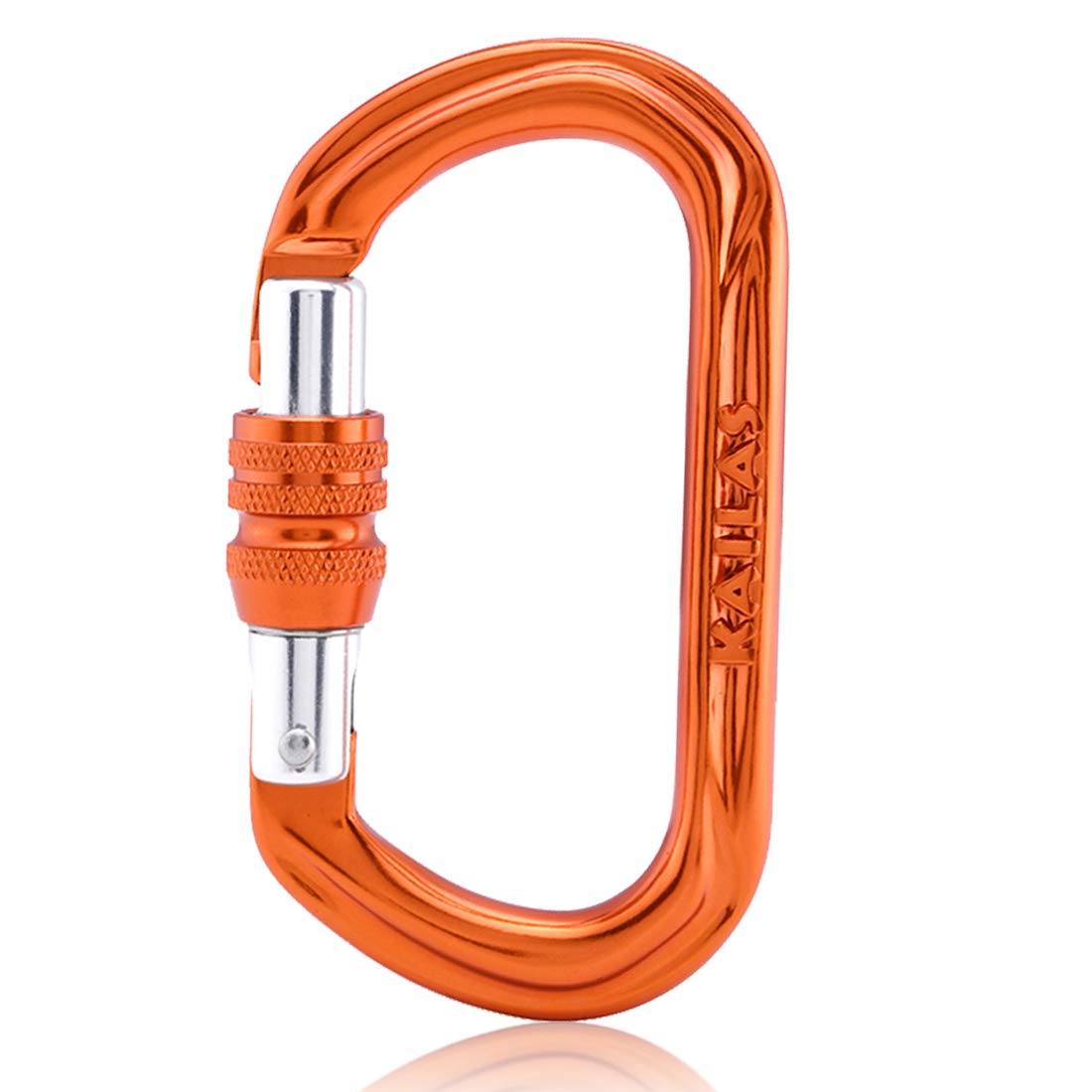 KAILAS Locking Carabiner CE Certified Oval Constructed Rock Climbing Mountaineering Rescure Standard Alumimun 25KN