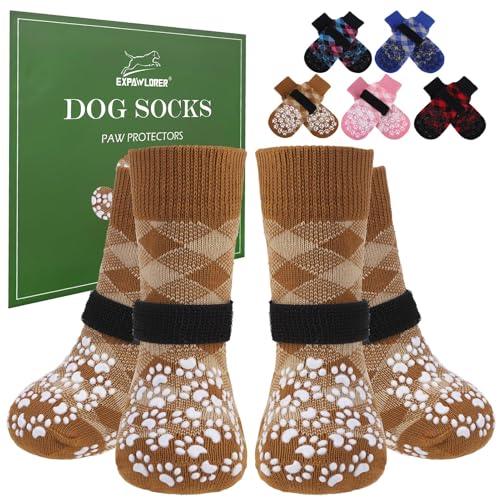 EXPAWLORER Dog Socks for Hot Pavement to Prevent Licking Paws, An...
