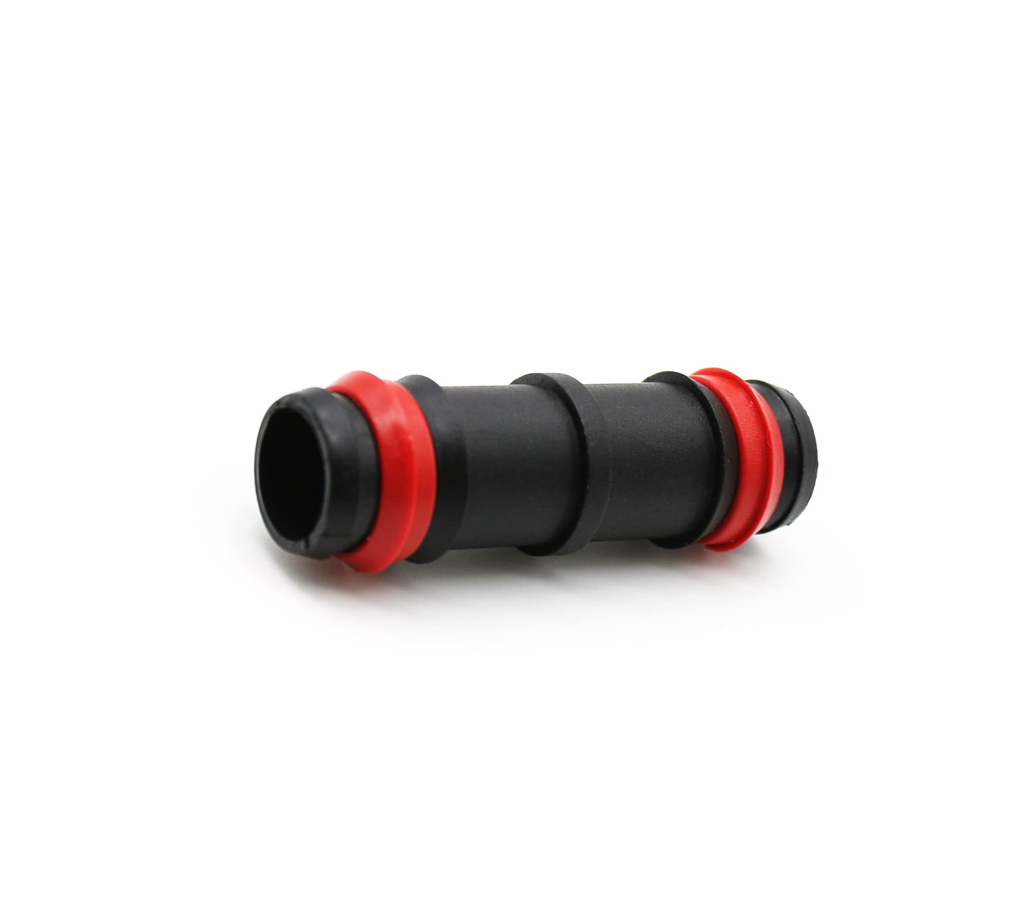 DOJA Barcelona | Link zabezpieczający kroplówka | Pack 100 | Złącza do nawadniania do węża ogrodowego | Ø 16mm | z pierścieniem zabezpieczającym | Akcesoria do nawadniania kroplowego | Adapter, Rurka nawadniania, nawadnianie ogrodu