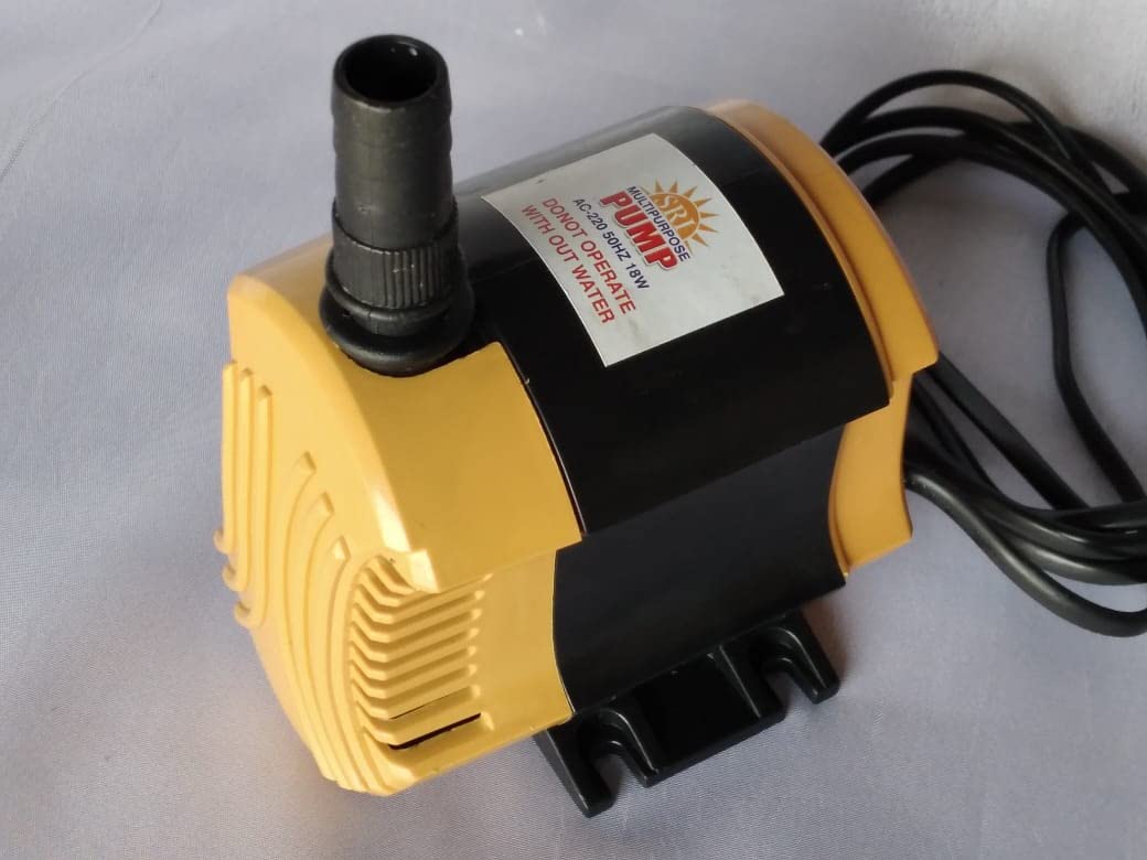 SRI 18 Watt Heavy Duty Water Lifting Multipurpose Pump Motor for Desert Air Coolers/Aquarium/Fountains/Gardening - 220-240V, High Flow 5.5 ft (Black) (B09KY347T9) Amazon Price History, Amazon Price Tracker