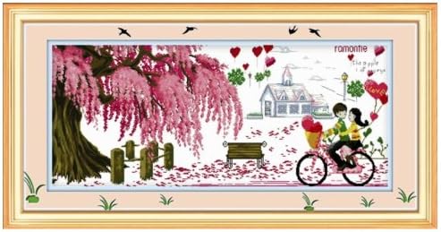 Petty Cabin Monalisa Stamped Cross Stitch- Watch Happiness Design B