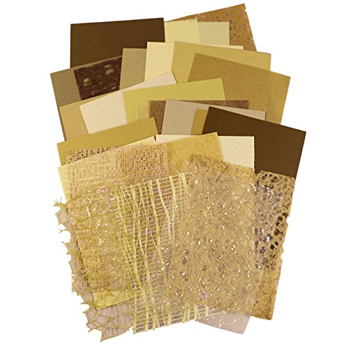 30 Sheets Of Scrapbook Paper, 8.29X5.91" Bestyijo Craft Textured Paper, Aesthetic Golden Autumn Persimmon Pattern For Card Making Decorative Artwork Craft Album (Orange) #TOP7
