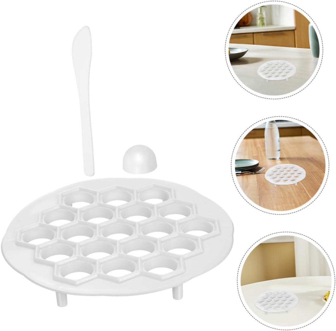 Zerodeko 4 Sets Chinese Dumpling Maker Tool Quick Dumpling Wrappers Press For Homemade Russian Ravioli And Small Buns Kitchen Accessories