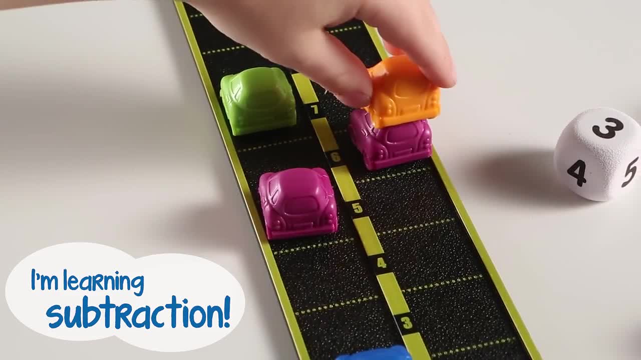 Learning Resources Set De Actividades De Matemáticas Con Minicoches – Aprende Números, Colores Y Sumas Jugando