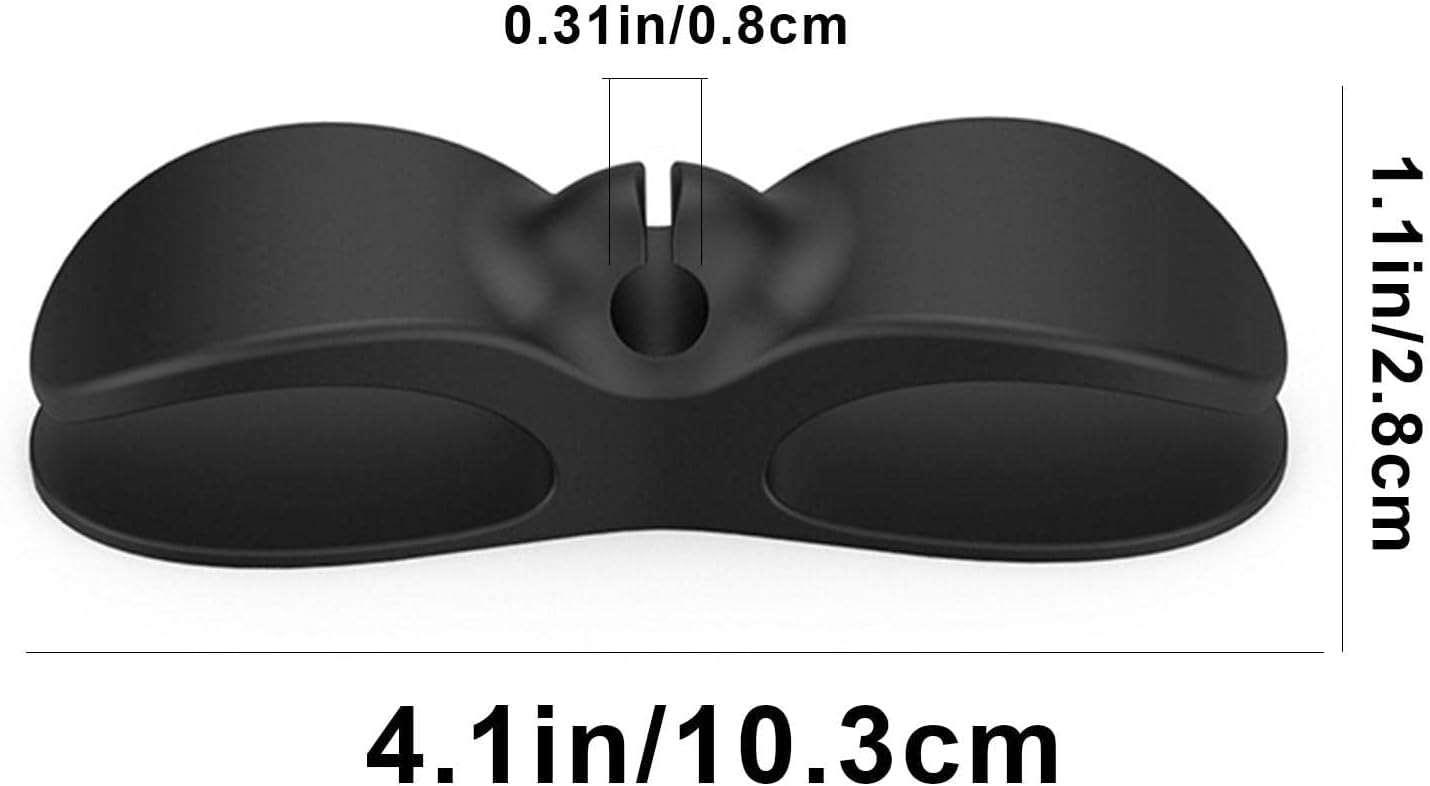 Kyrotech 4 Adet Silikon Kablo Düzenleyici Seti – Güçlü Yapışkanlı Tel Toplayıcı, Kordon Sarıcı, Ev, İşyeri, Mutfak Aletleri İçin Kavisli ve Düz Yüzey Uyumlu, Kahve Makinesi, Blender, Fritöz Uyumlu
