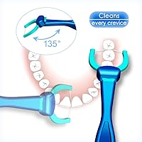 Vista 7 de T.Smile NoFuss Dental Flosser Refill Heads, Extra Strength Floss for Comfortable Clean, Fluoride Free