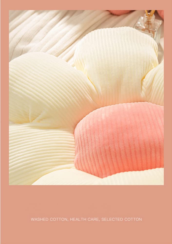 Coussin De Sol En Forme De Marguerite 50x50cm - Rembourrage Coton Doux - Décoration Maison Et Cadeau Enfant