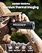 MiLESEEY TNV10 PRO 320x240 IR Resolution Thermal Monocular, 13mm 50Hz Aircraft Mg-Al Alloy Handheld Thermal Camera, Night Vision Imager, Hot Spot Tracking