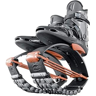 ORIGINAL Kangoo Jumps Fitness Rebound Shoes KJ XR3 Black/Orange S Small UK3-5