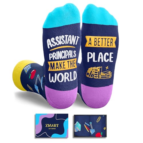 Zmart Appreciation Gift Ideas - Socks for Music Art Science Teacher Assistant Principal