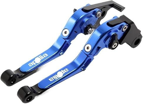 Foldable Brake Levers for RSV4 / RSV4 / RR/RF 2009-2021Motorcycle Folding Extendable Brake LeversBlue black