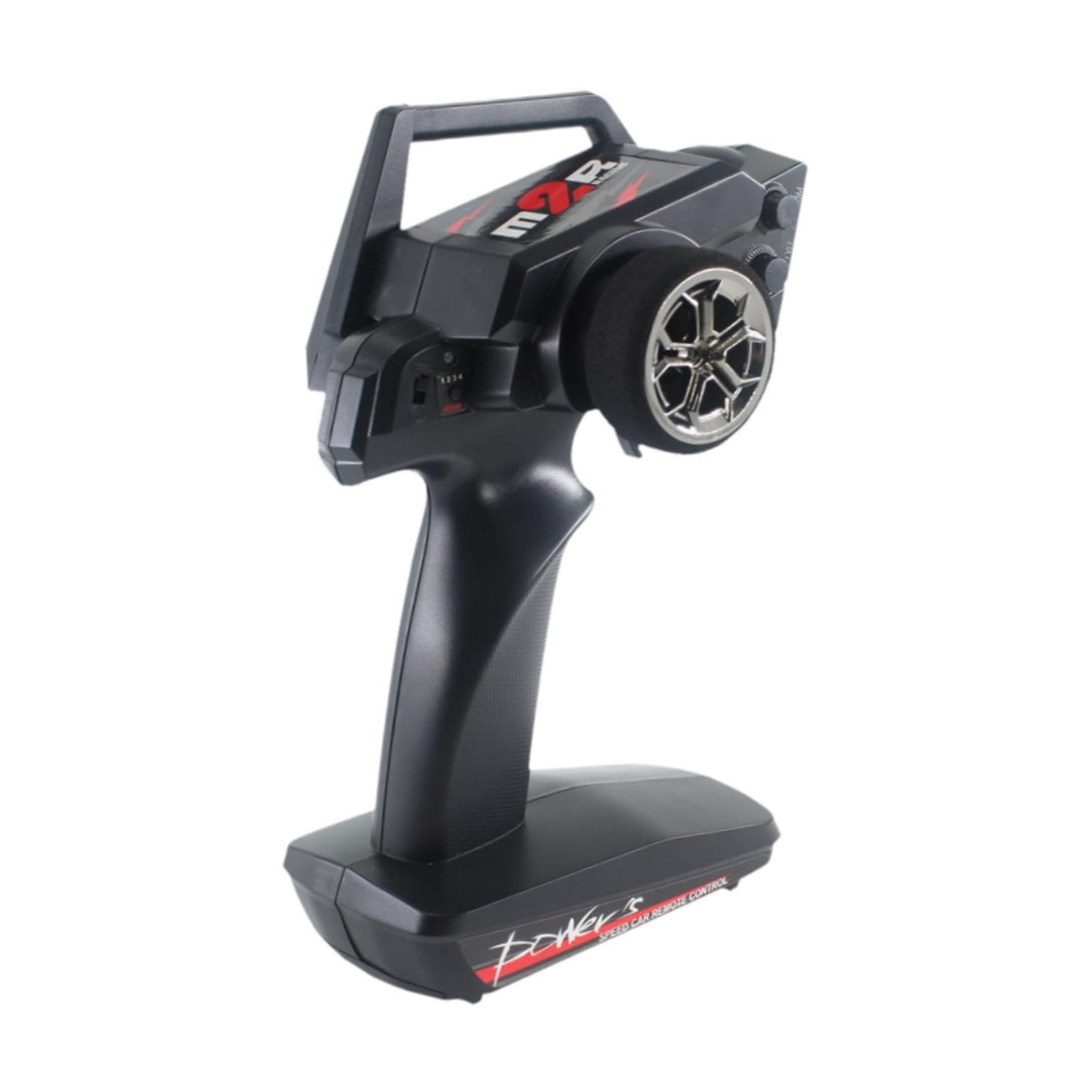 Control remoto para coche RC, transmisor RC de alto rendimiento de 4 canales para piezas coche 1/12, rendimiento confiable, Para carrera control mejorada, pieza repuesto electrónica