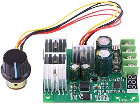 Sydien 6-60V DC 30A Motor speed Controller Speed Regulator Module PWM Control Drive Switch with Digital Display 6V 12V 24V 48V