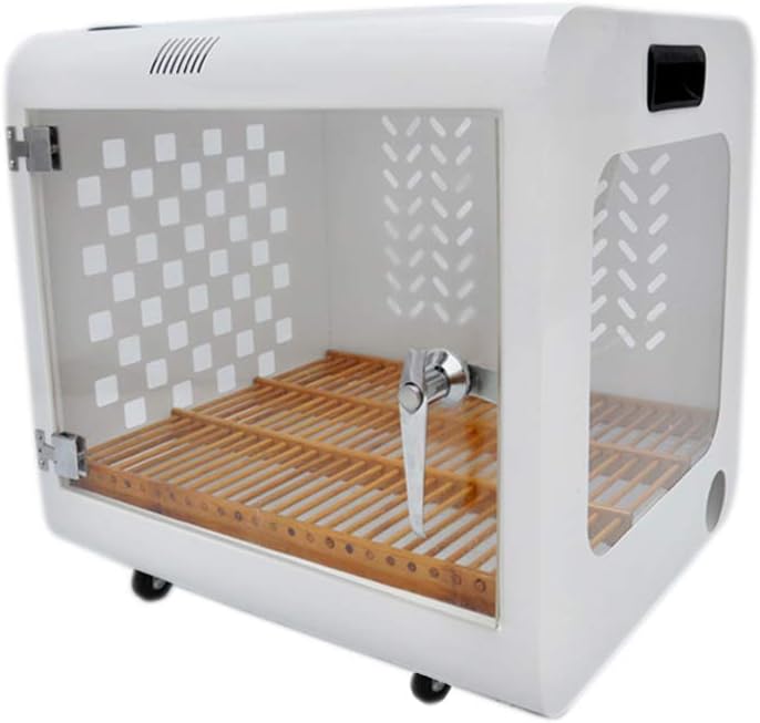 YIZHEN Pet Drying Box, Heat Cycle Acrylic Fast Drying Small Dogs And Cats, With Dog Blaster Dryer, White