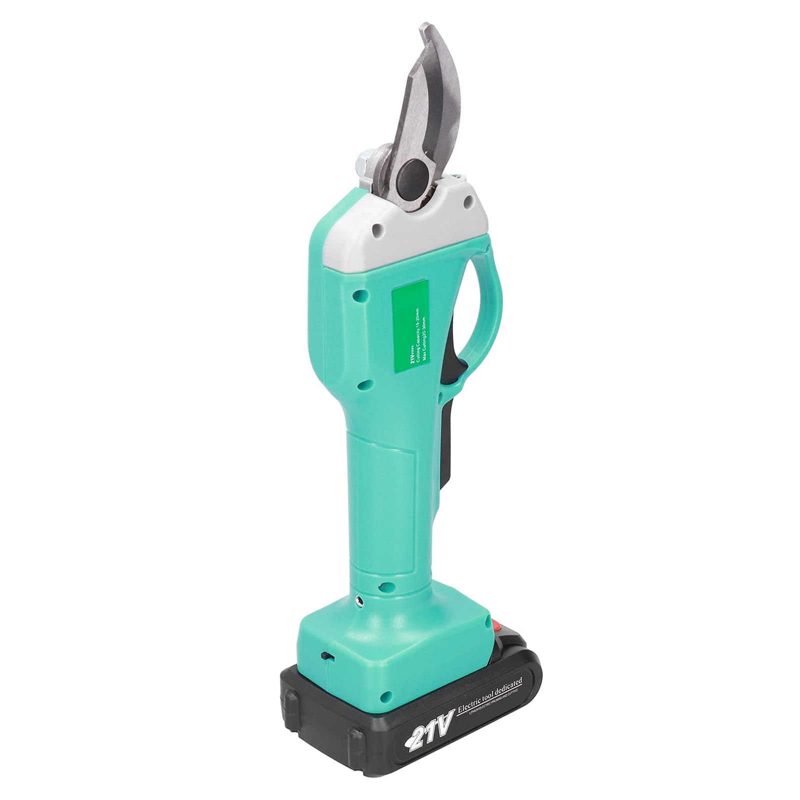 Cesoie Elettriche da Potatura a Batteria 21V, Batteria Ricaricabile da 2000mAh con Lama in Acciaio per Rami di Frutteto
