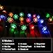 echosari LED String Lights 13.2ft 40 LED Lotus Flower Fairy Lights with 8 Modes Timer Indoor String Lights for Bedroom, Party, Wedding, Indoor, Garden Décor (Multi-Color)