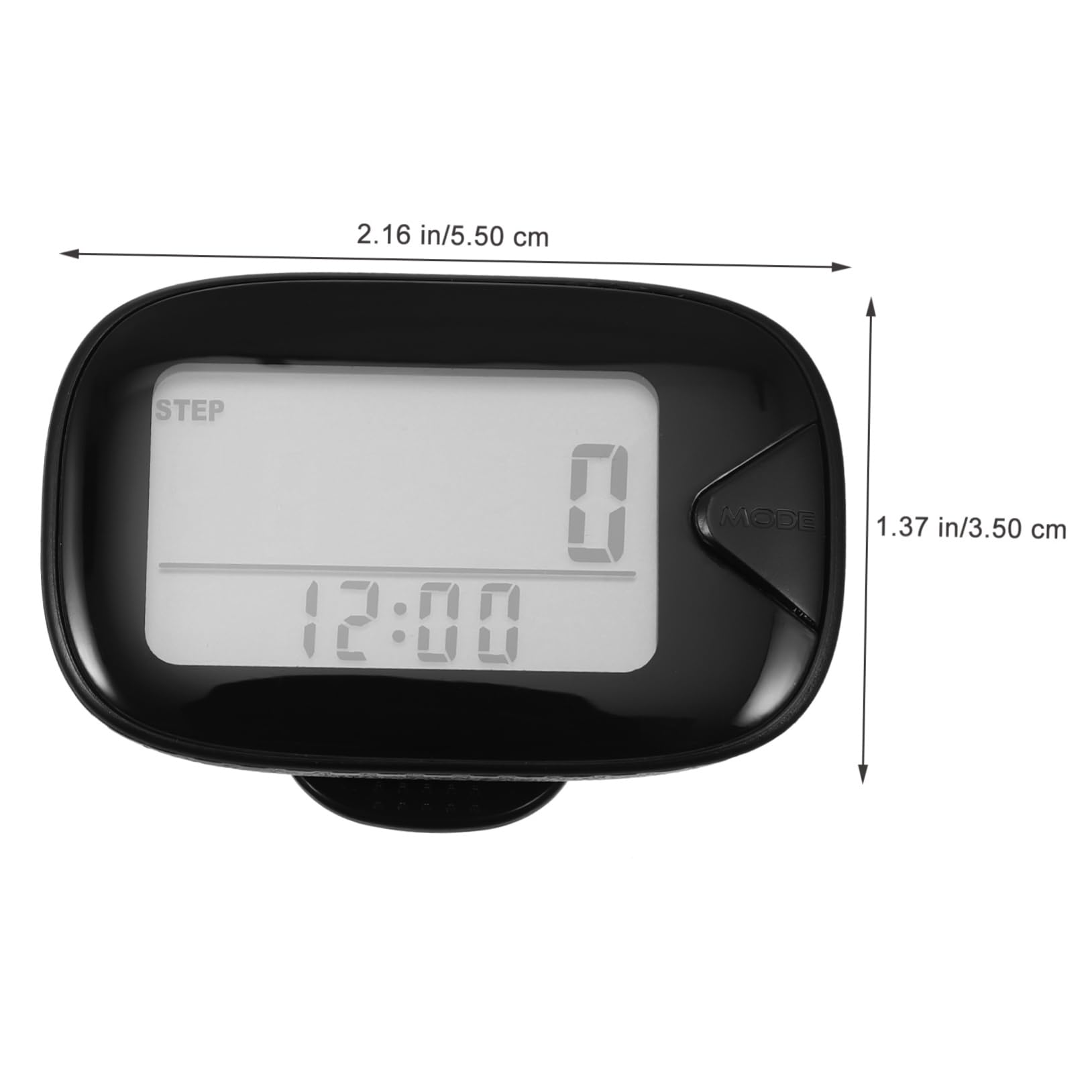 VICASKY 1 Set Digital Electronic Pedometer for Walking Lightweight Step Counter with Display for Fitness Tracking Exercise and Daily Activity Monitoring Suitable for Adults