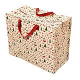 Jumbo-Beutel in Weihnachtsoptik , plastik, 50's Christmas, Jumbo