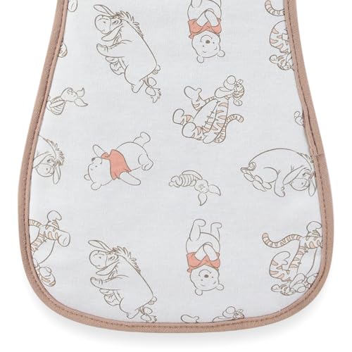 Image of Disney Baby Winnie the Pooh Burp Cloths 3 Pack Soft Absorbent 20 inch x 10 inch Leakproof Burping Rags for Newborn and Infants