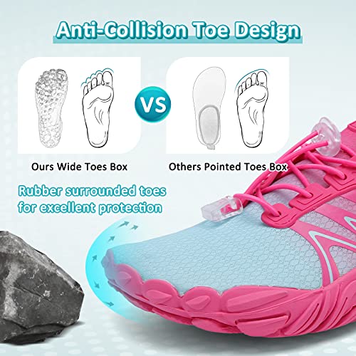 Image of ziitop Water Shoes for Men Women Beach Barefoot Swim Rock Climbing Pool Shoes Socks, Anti-Slip Breathable Quick Dry Lightweight Slip-on, Outdoor Sport Hiking Walking Boating Fishing Diving Surfing