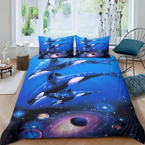 Parure de lit orques anti-acarien housse de couette zippée microfibre 140x200 - 4