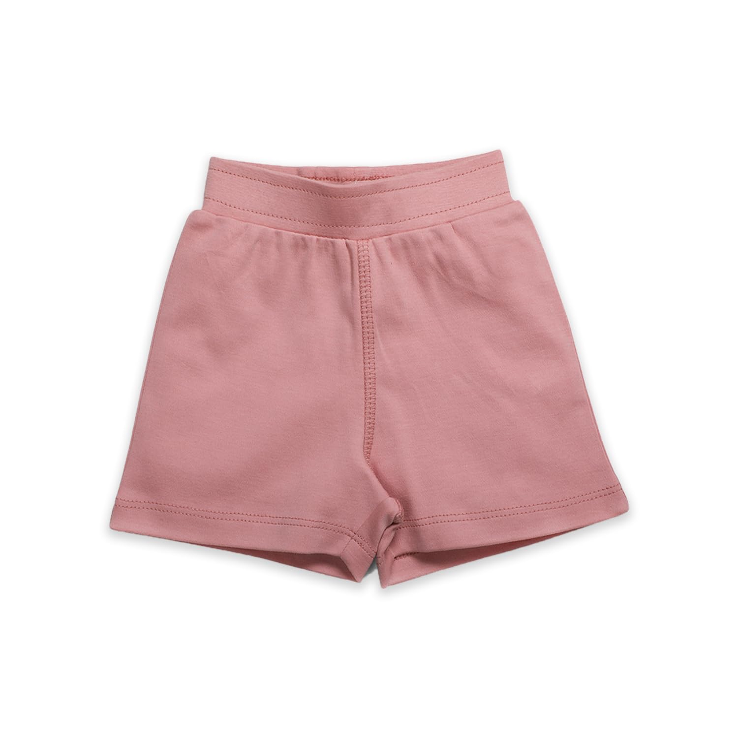 My Milestones Casual Cotton Shorts for Kids/Baby Girls - Pack of 2 (Peach/White) (6 to 9 Months) - Image 3 thumbnail