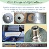 Banfluxion Pneumatic Marking Machine 110V, 400W Desktop Dot Peen Marker for Metal, 6.7x4.3 Inch Engraving Area, Manual Lifting for Nameplate, Stainless Steel, Acrylic (0.1-2mm Depth)