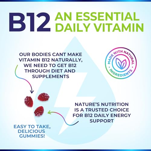 Nature's Nutrition Vitamin B12 Energy Gummies