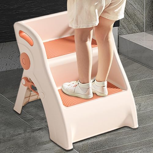Tabouret de salle de bain pliable haute stabilité 2 marches
