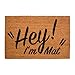 Produktbild CKB Ltd® Hey I'm MAT Novelty Doormat Kokosmatte Türmatte Fußmatte Einzigartige Fußabtreter Front/Back Door Matten mit einem rutschfesten PVC-Rücken - Natürliche Coir - Indoor & Outdoor