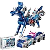 jouet voiture transformer dinosaure 【Conception Sûre et Robuste】 : Fabriqué en ABS de qualité supérieure avec des bords lisses et arrondis, ce jouet voiture transformable en dinosaure passe des tests stricts pour répondre aux normes de sécurité et est extrêmement durable, facile à utiliser.