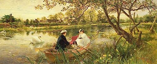 Peinture sur Toile Charles Lewis Inspirante pour Éveiller la Douceur des Vacances