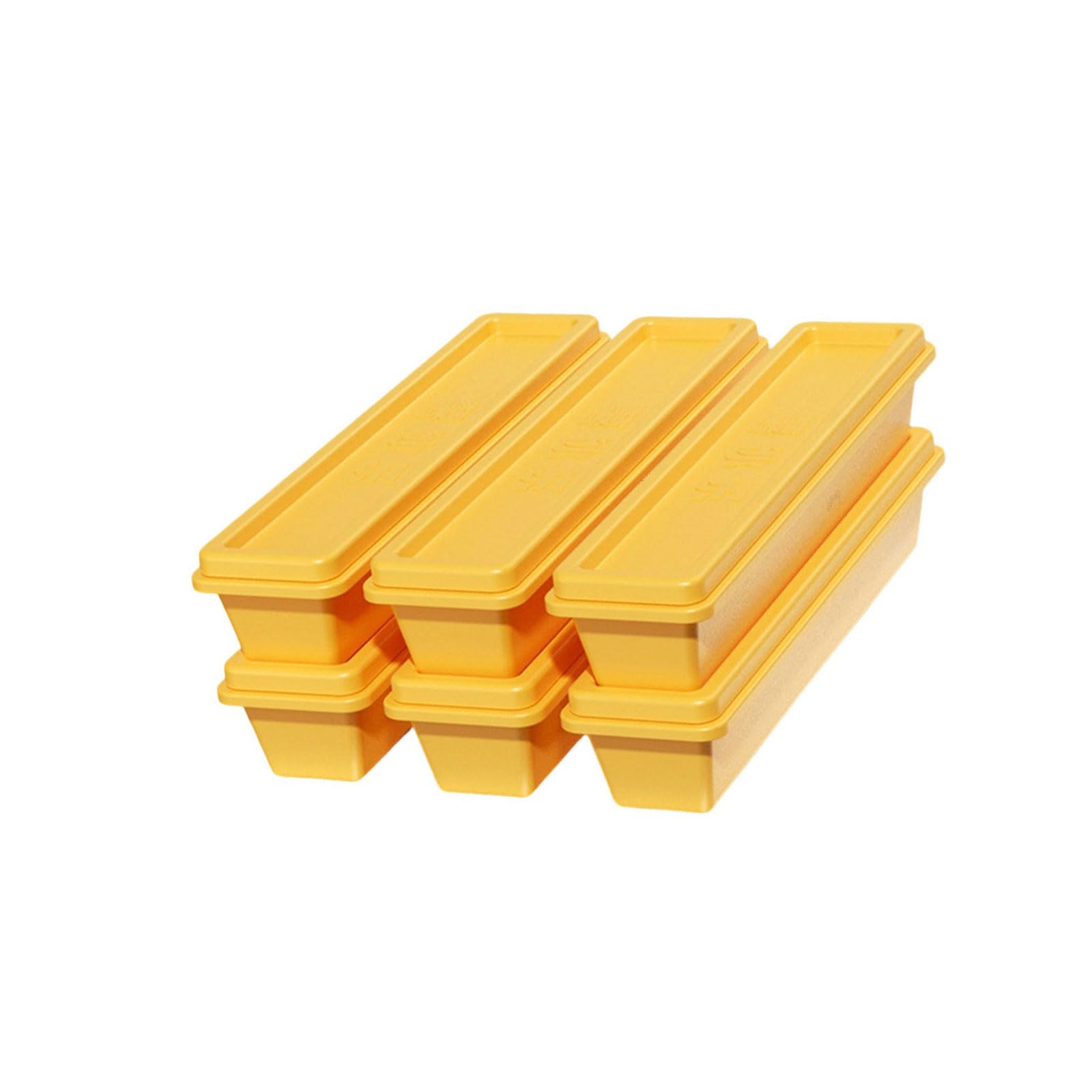 Buxuaaaa Cubes Tray for Cold Drink and Beverages French Fries Shape Ice Maker with Lid Household Cold Drink Accessories Ice Cubes Maker