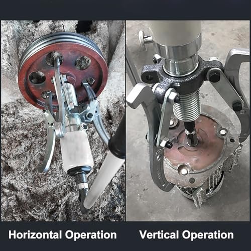 ZK Bearing Puller Set, 5T Capacity, Interchangeable 2-Jaw & 3-Jaw Design for Horizontal/Vertical Use, Ideal for Auto & Machinery Repair Tools