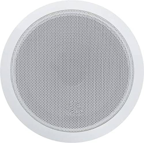 kh 6.5 Inch Weather Proof 2 Way Ceiling Speakers for Home Audio and Indoor PA System 5W Flush Mount Speaker with Grill Ideal for Office Restaurant Studio and Commercial Background Music