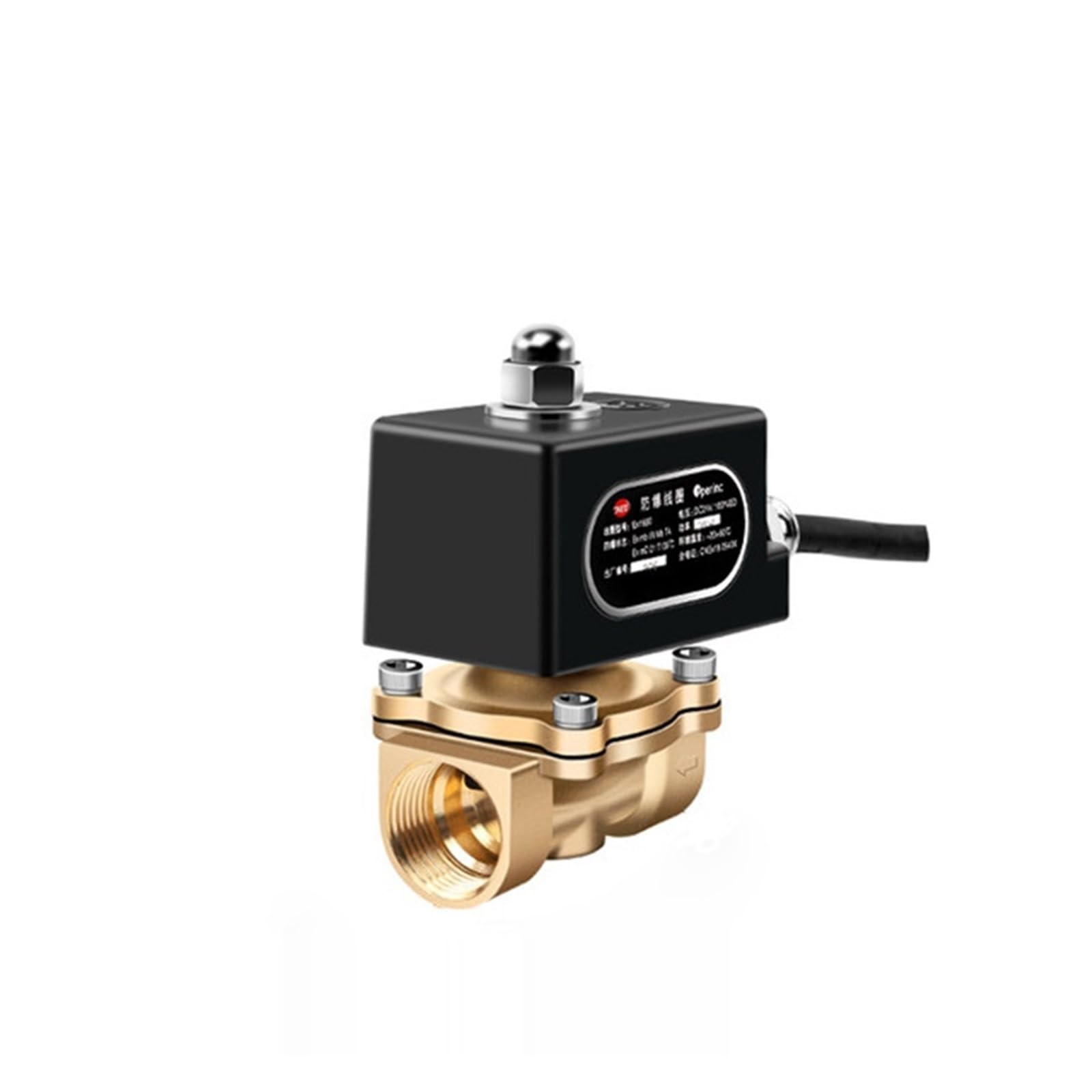 Électrovanne laiton 3/4 bloquer fuite gaz naturel coupure courant