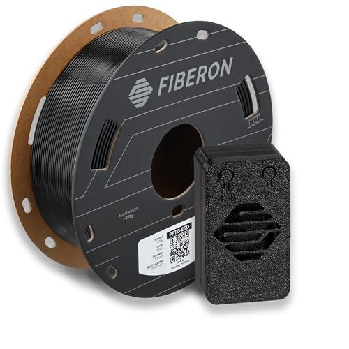 Image of Polymaker Fiberon PETG-ESD Filament 1.75mm Black 0.5kg - Electrostatic Discharge Safe, Tough PETG 3D Printer Filament for Electronics Industry