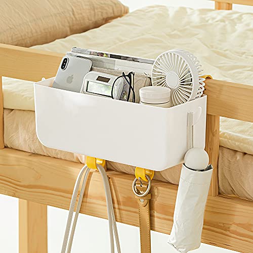 night side caddy - Poeland Bedside Hanging Storage Basket Multi-function Organizer Caddy Remote Holder