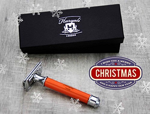 Amazon.com: De Safety Razor In Orange Color. Perfect For Deep Clean ...
