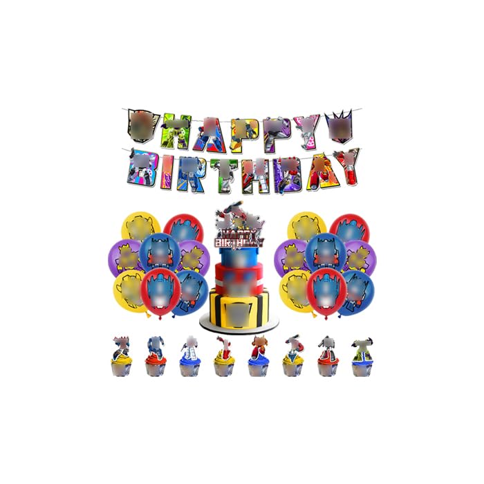 Décoration Anniversaire Ballons Déco Gâteaux Anniversaire Bannière Joyeux