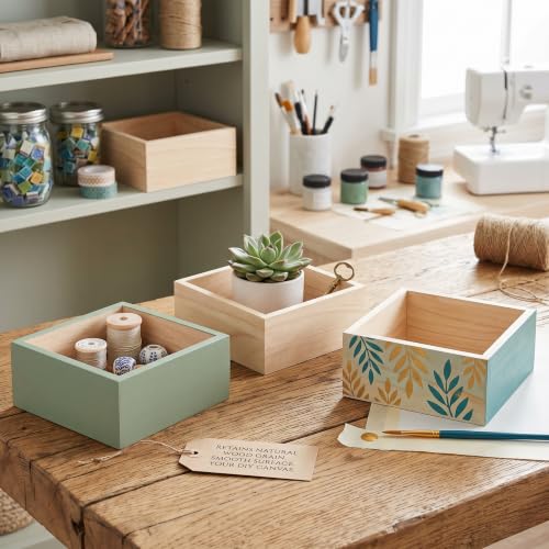 Boîtes en bois de rangement pour bijoux et petits objets du quotidien