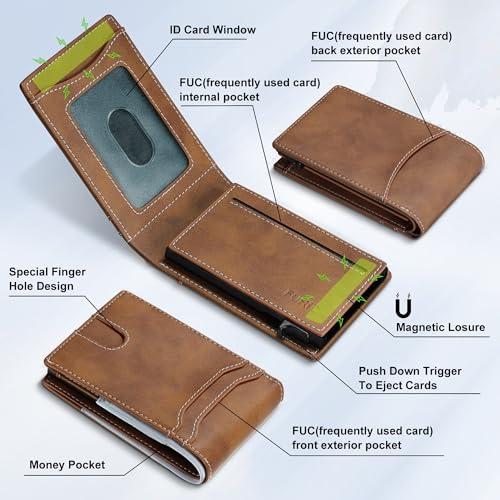 Furid J002-1 Card Wallet For Men Slim: Smart Wallet thumb #2