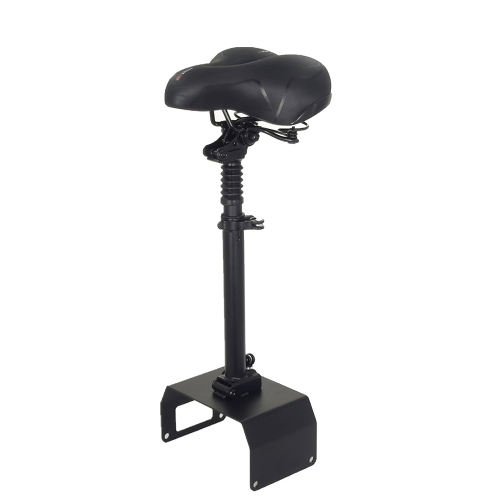 Générique Siege Trotinette Electrique, Selle Trottinette avec Double Ressort, Fixation De Siège De Scooter Pliable sans Perforation