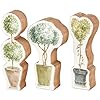 Primitives by kathy topiary chunky sitter set  urban country home decor
