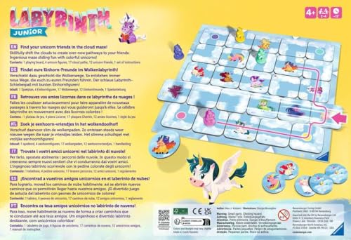 Einhorn Junior Labyrinth - Kinderspiel ab 4 Jahre